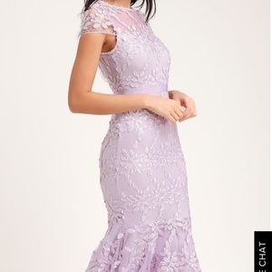 Lavender midi dress